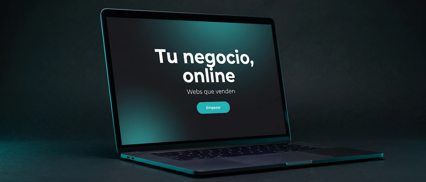 Diseño web en Ceuta: escritorio de trabajo con portátil